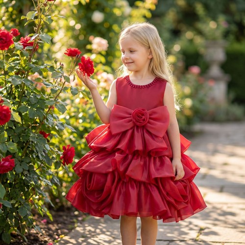 Abito tutù bambina fiori