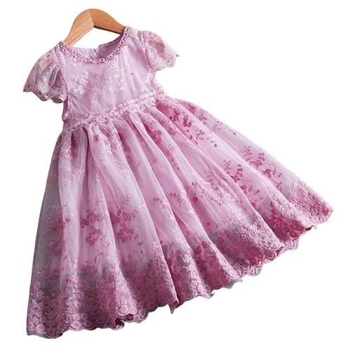 Bambina abito vestito ricamato - bambina,