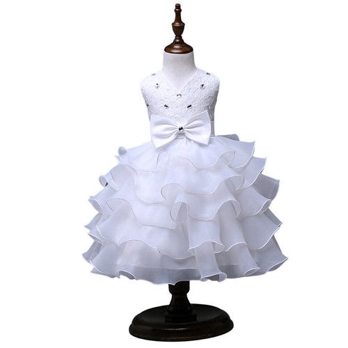 Bambina abito strati - a,