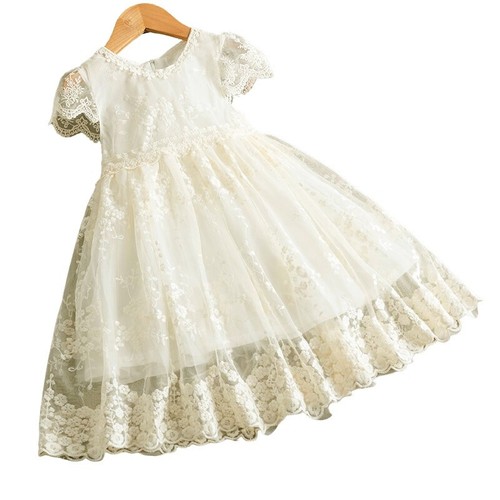Bambina abito vestito ricamato - bambina,